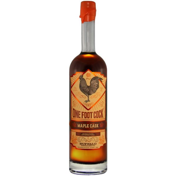 One Foot Cock Maple Cask Bourbon 750mL