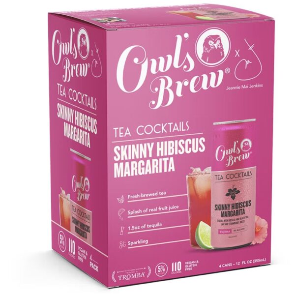 Owl's Brew Skinny Tequila Hibiscus Margarita