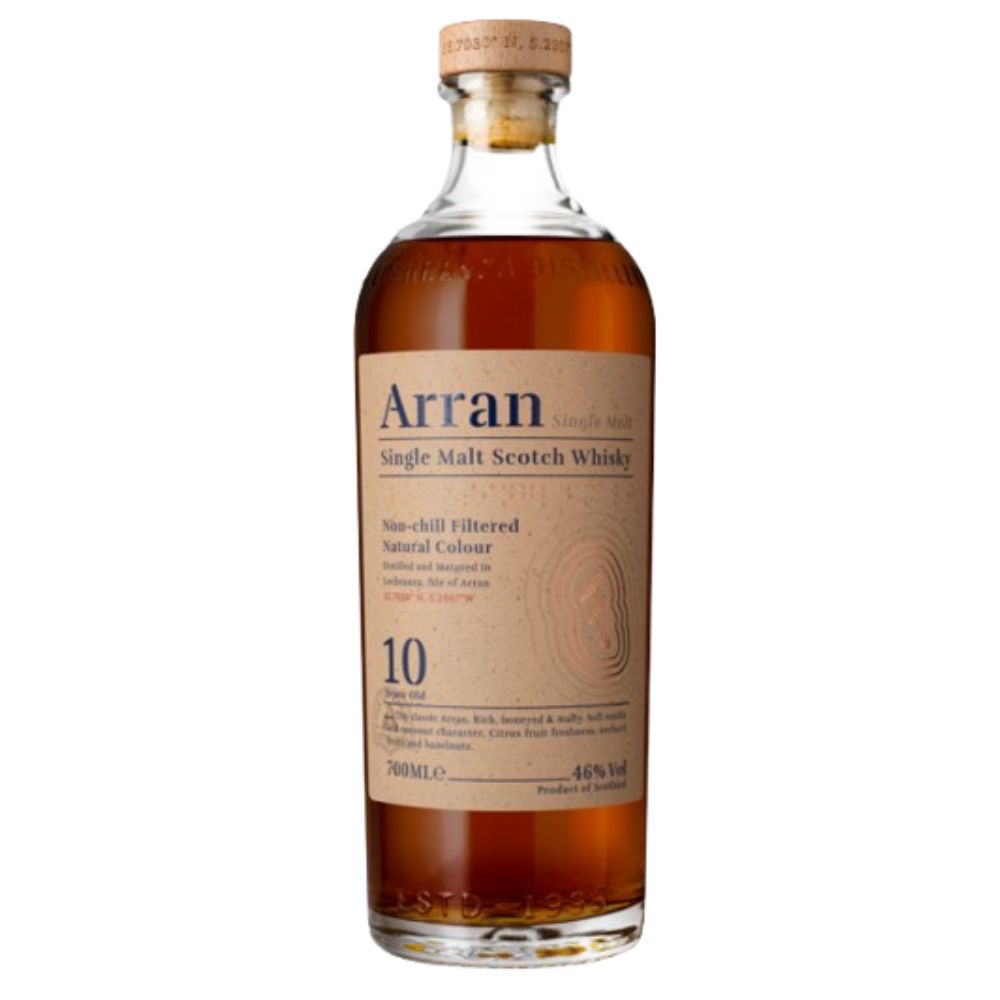 Arran 10 Year Old Single Malt Scotch 750mL