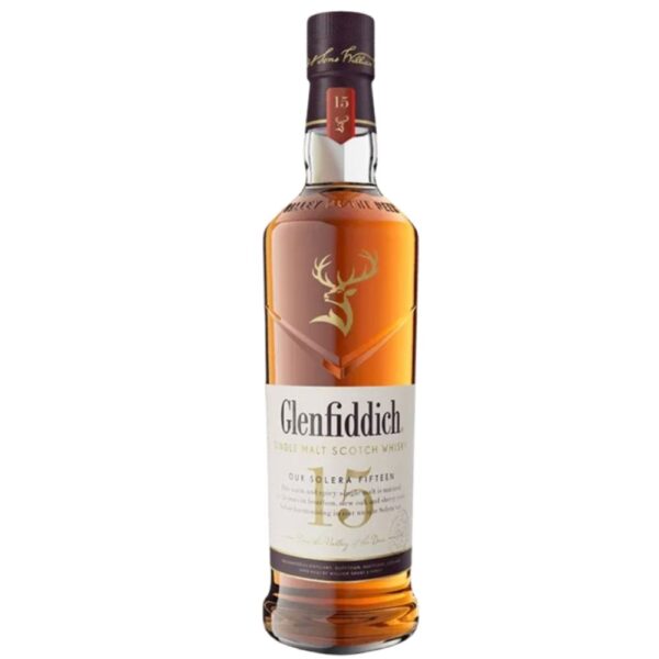 Glenfiddich 15 Year Solera Aged Single Malt Scotch Whisky 750mL