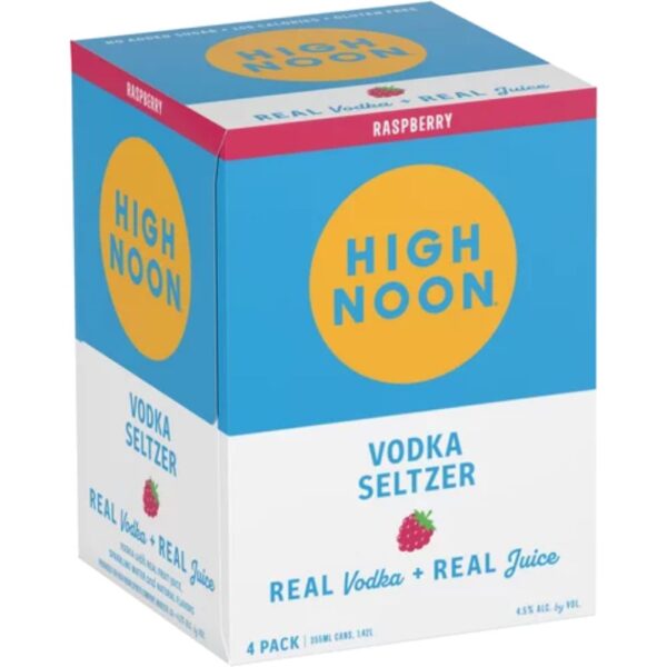 High Noon Raspberry Vodka Soda
