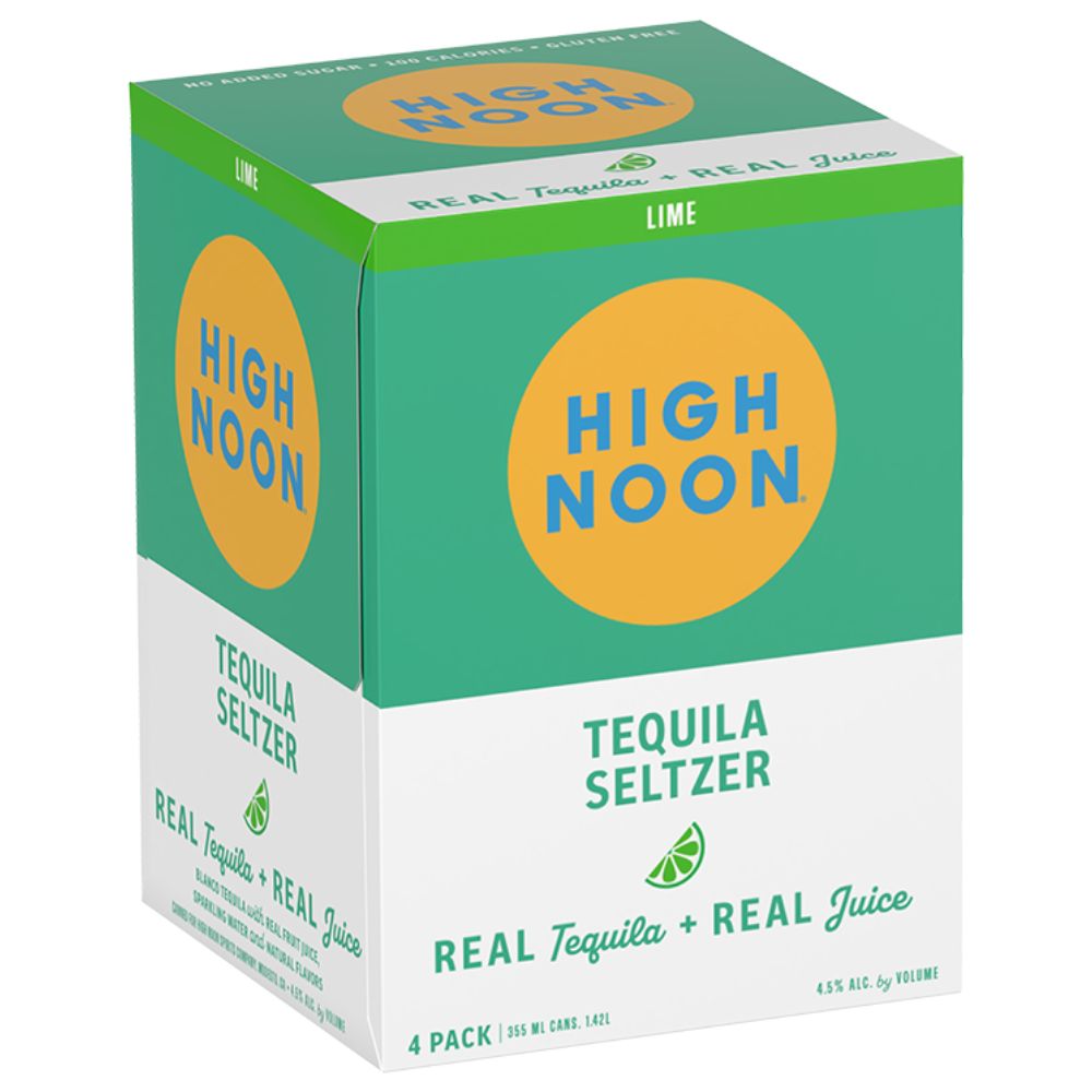 High Noon Tequila Seltzer Lime 4 Pack