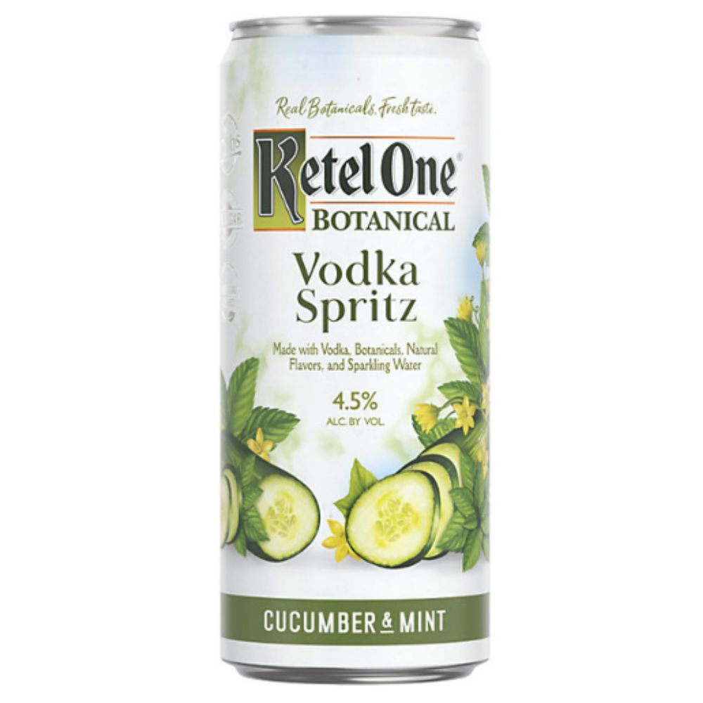 Ketel One Botanical Cucumber & Mint Vodka Spritz 355ml 4 Pack