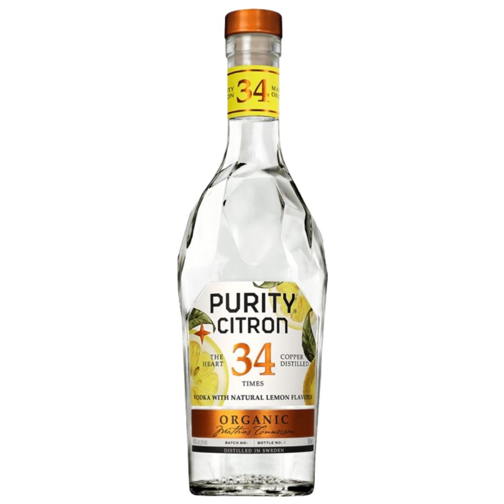 Purity Citron Organic Vodka 750mL