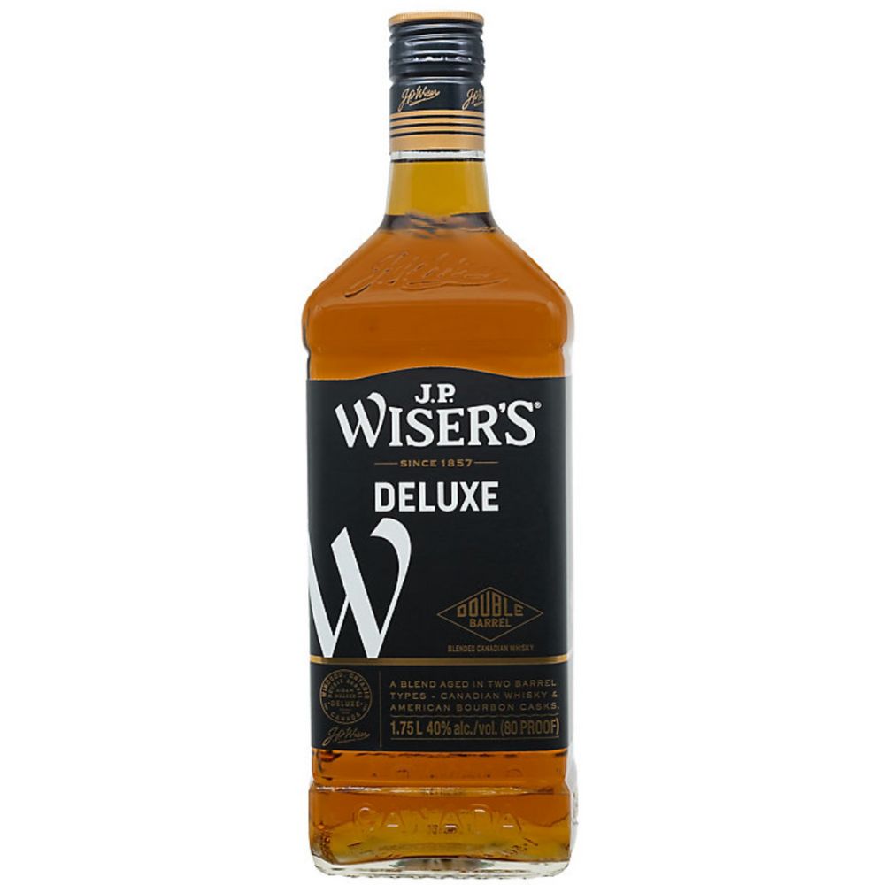 J.P. Wiser's Deluxe Blended Canadian Rye Whiskey 1.75L