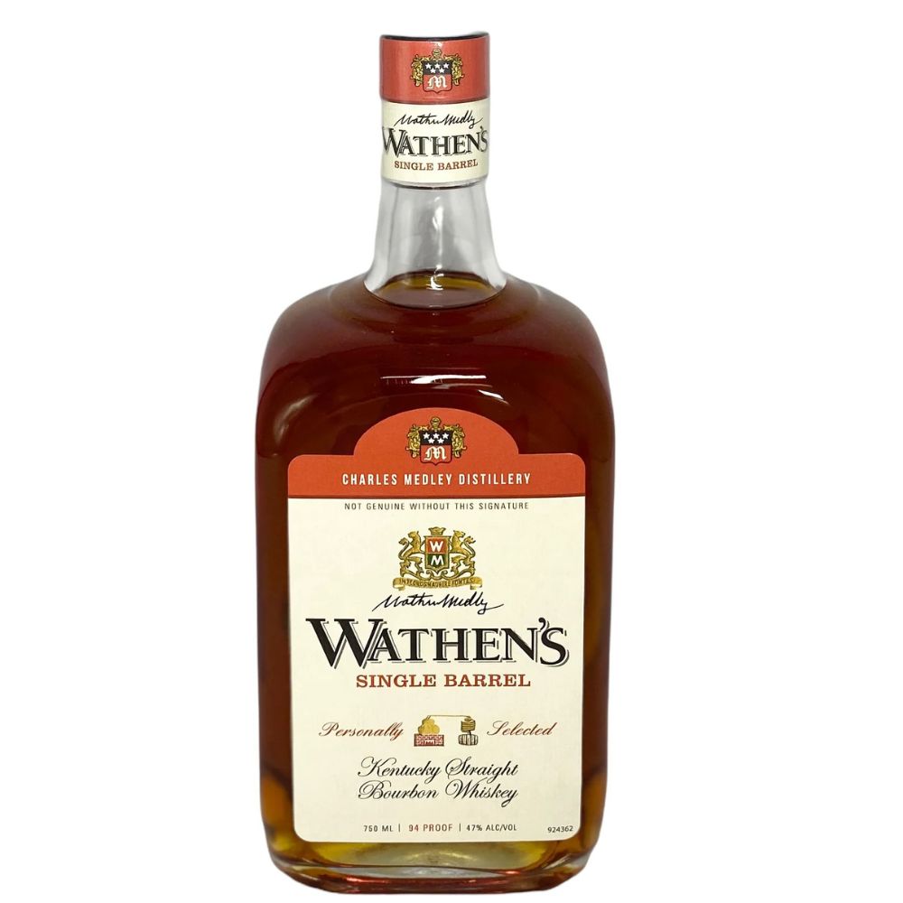 Wathen's Single Barrel Kentucky Straight Bourbon Whiskey Wathen's Single Barrel Kentucky Straight Bourbon Whiskey 750mL