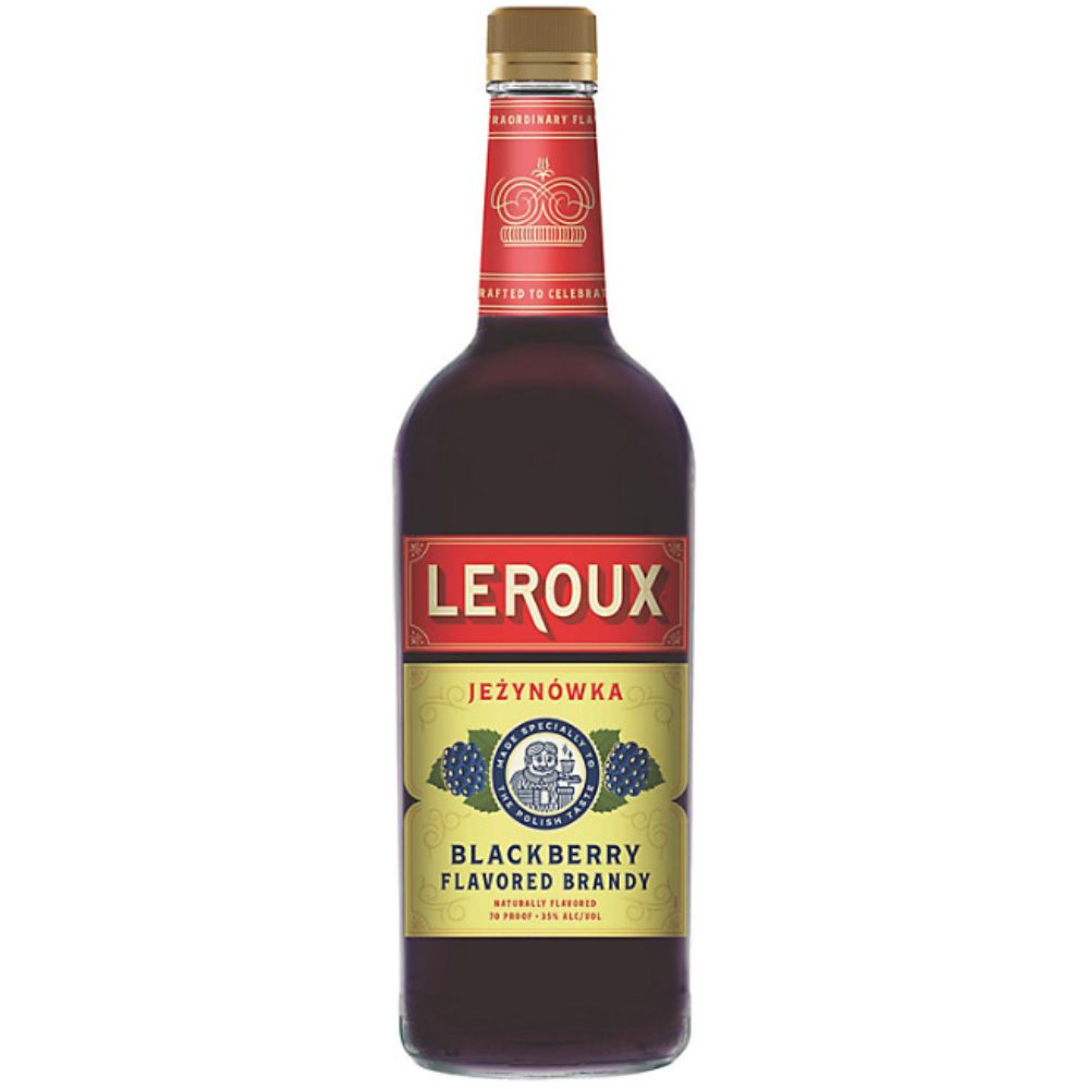 Leroux Jeżynówka Polish Blackberry Flavored Brandy 1L