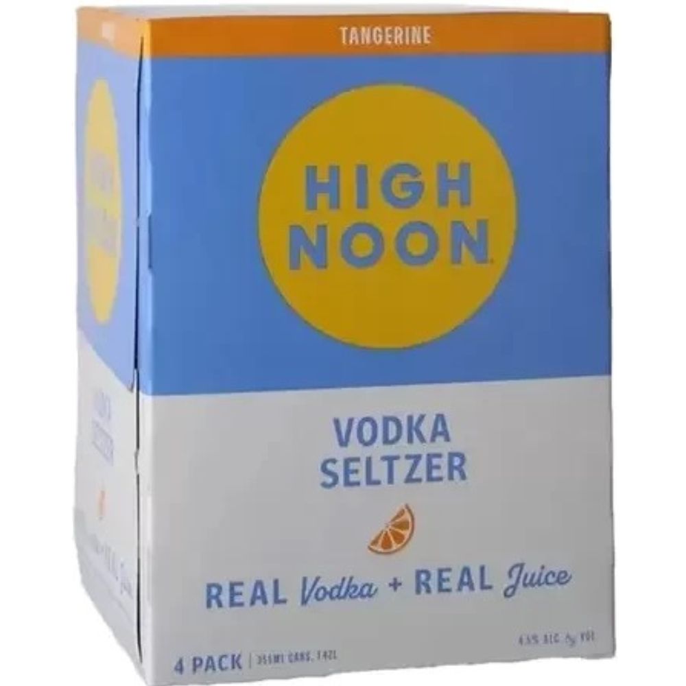 High Noon Tangerine Vodka Soda 4 Pack