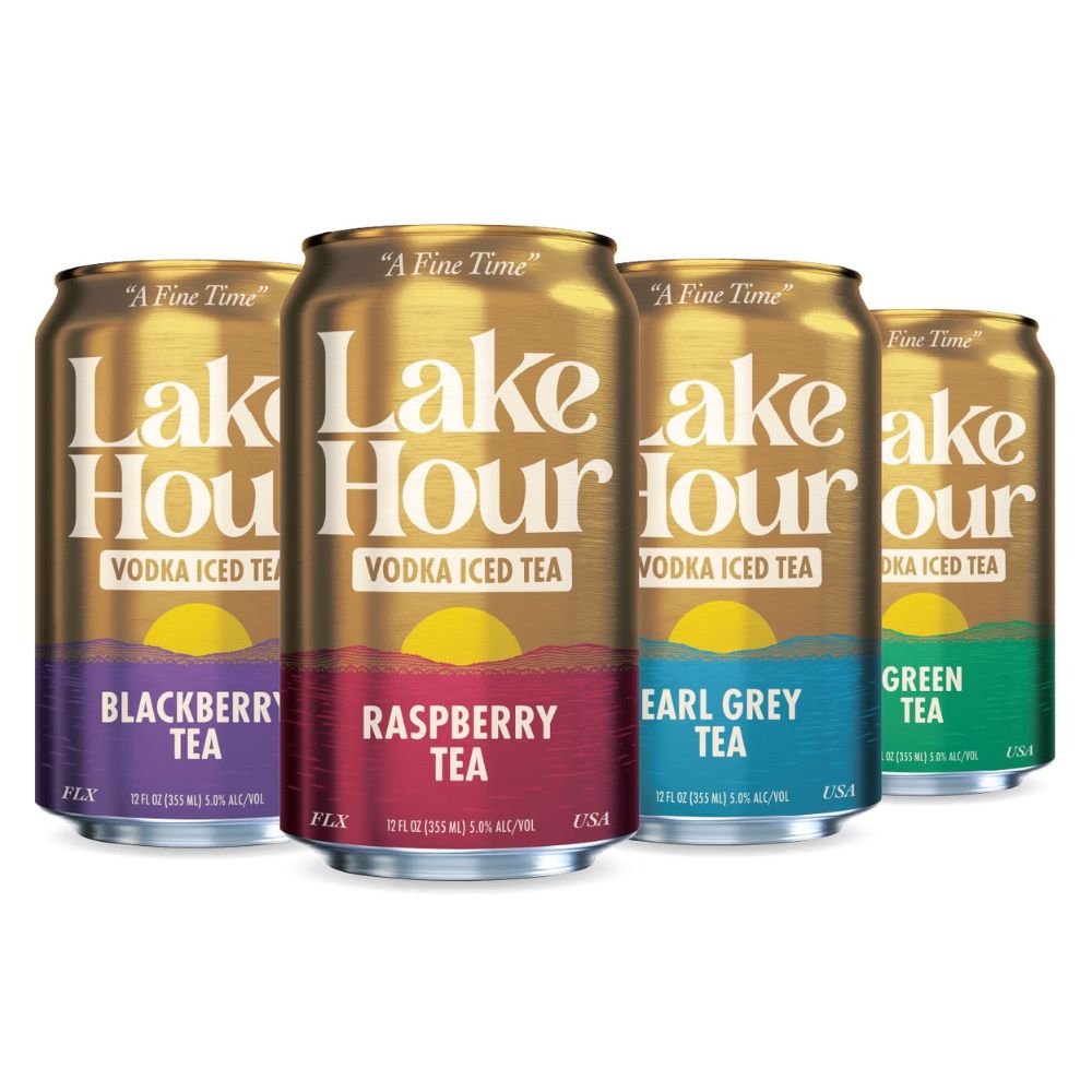 Lake Hour Vodka Iced Tea Variety 8 Pack 355mL