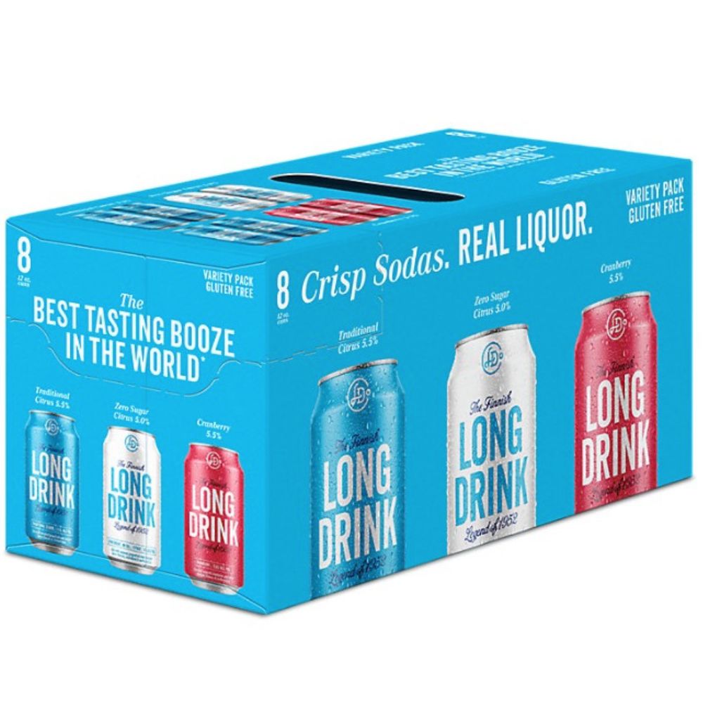 Long Drink Ready To Drink Cocktail Variety 8 Pack
