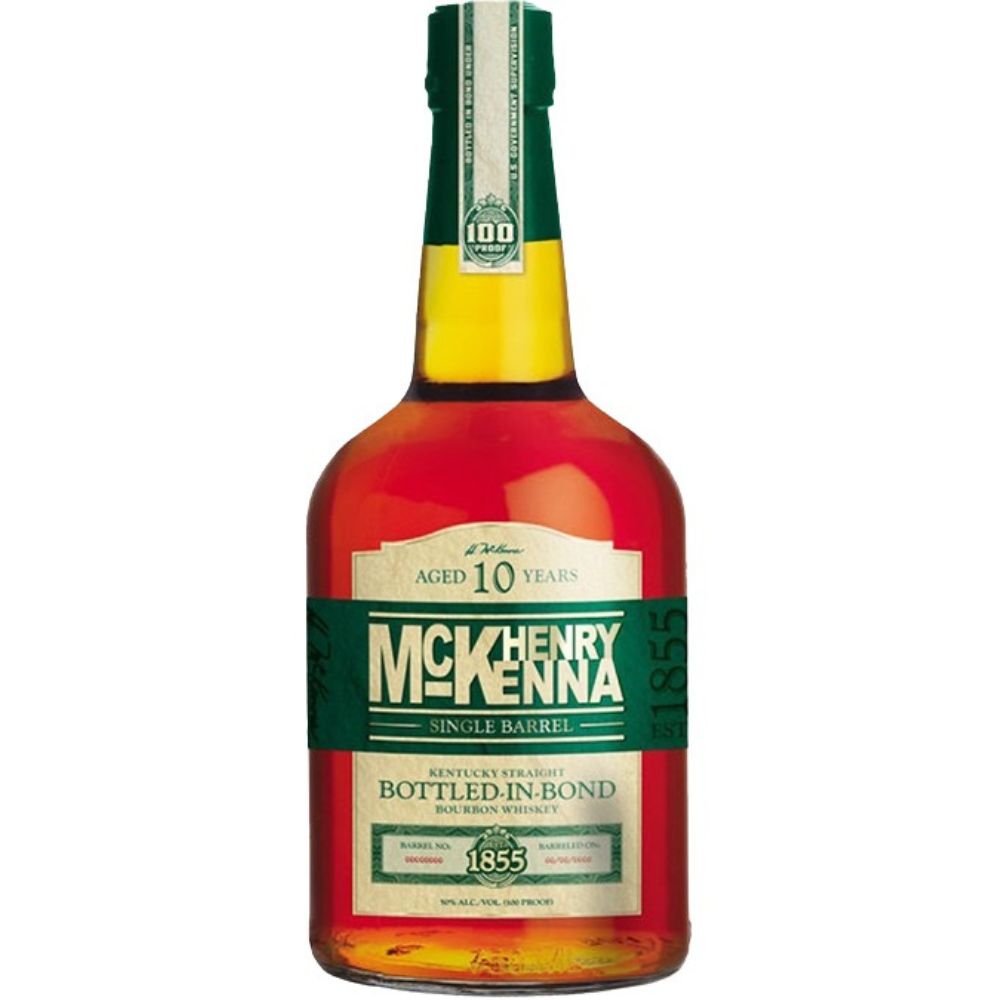 Henry McKenna Single Barrel Bottled In Bond Kentucky Straight Bourbon Whiskey 750mL