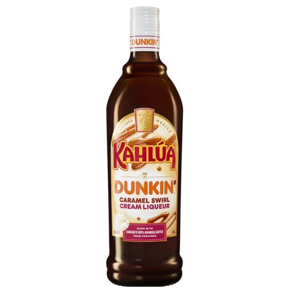 Kahlua Dunkin' Caramel Swirl Cream Coffee Liqueur 750mL