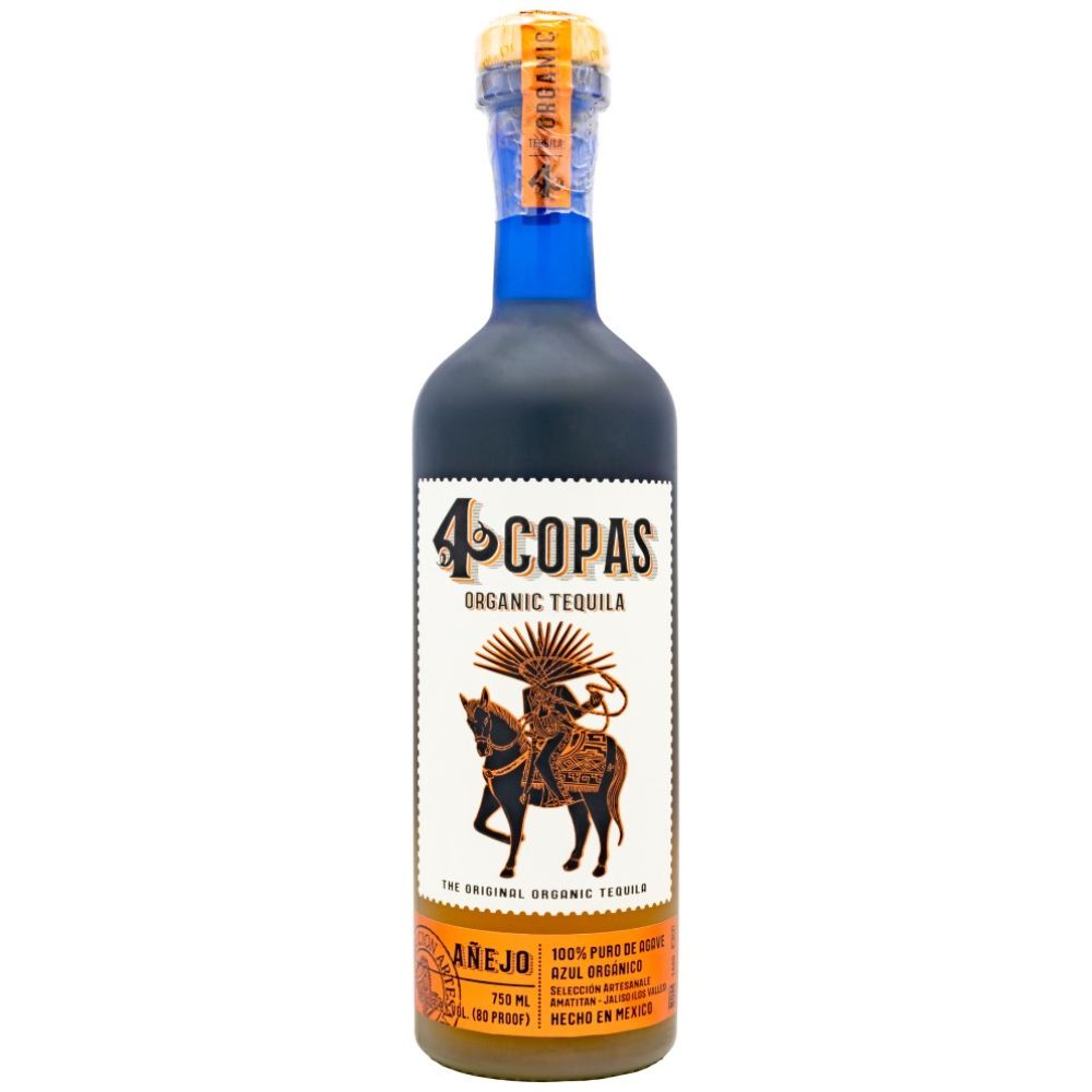 4 Copas Añejo Tequila 750mL
