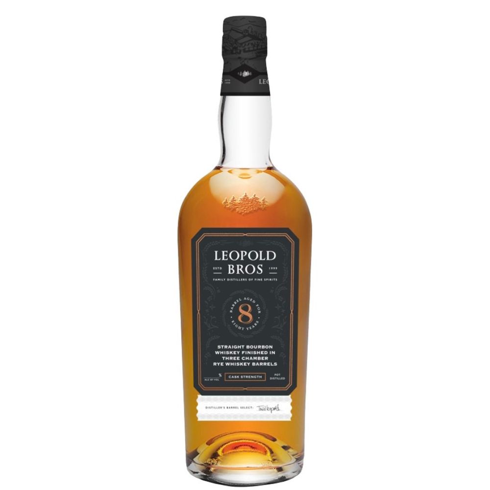 Leopold Brothers 8 Year Cask Strength Bourbon Leopold Brothers 8 Year Cask Strength Bourbon 750mL