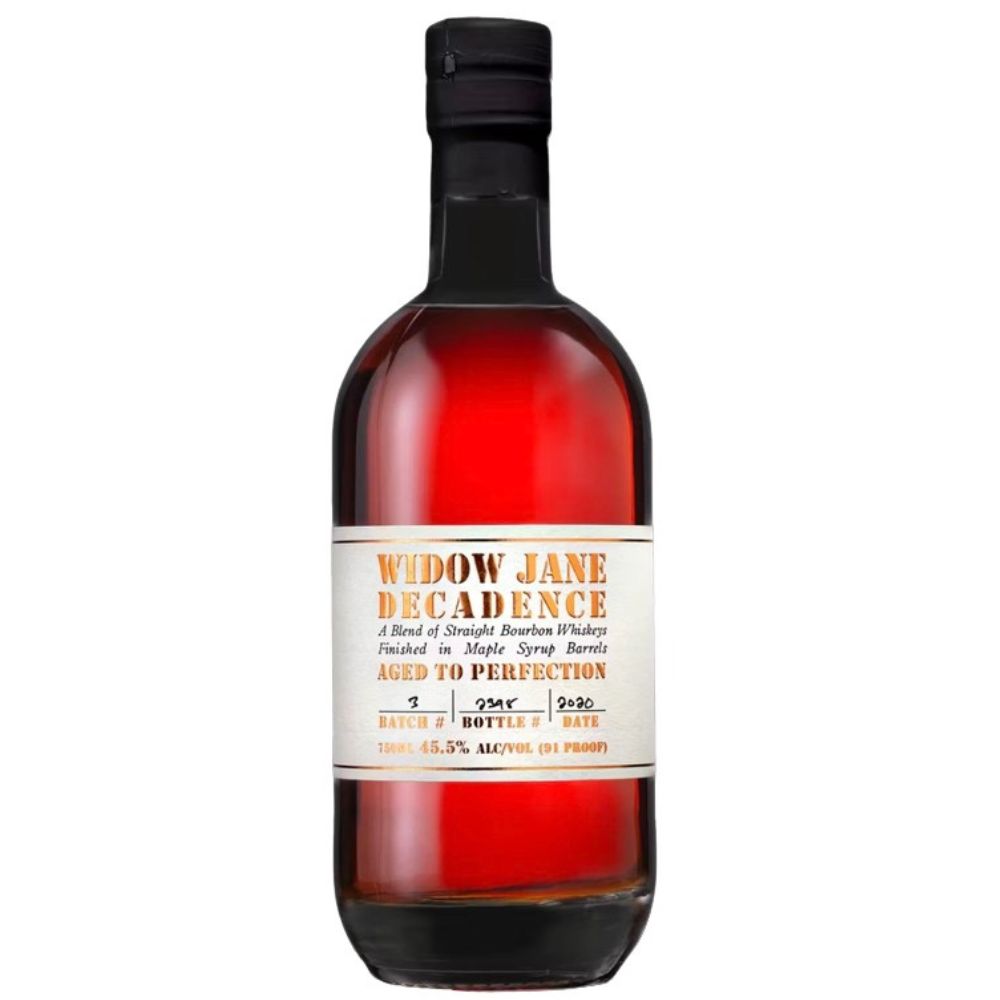 Widow Jane Decadence Maple Barrel Finished Bourbon Whiskey Widow Jane Decadence Maple Barrel Finished Bourbon Whiskey 750mL