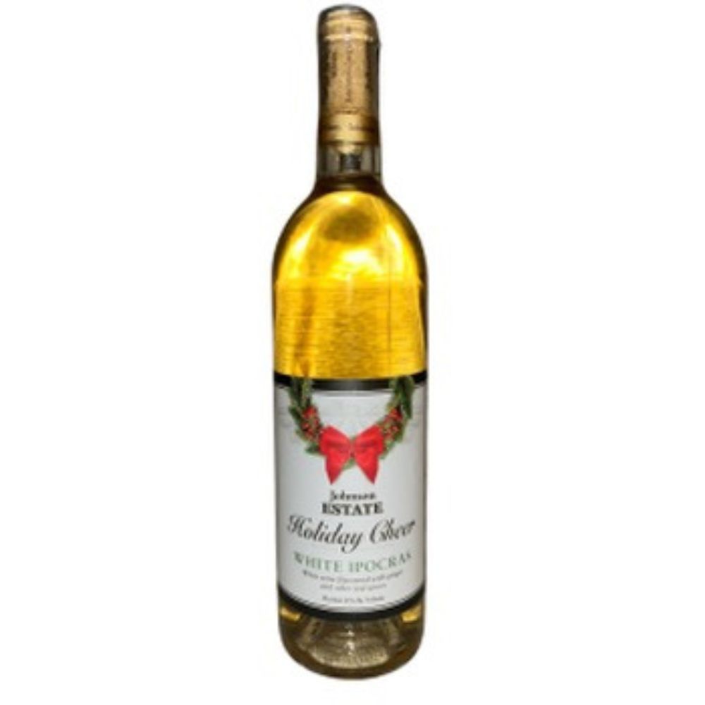 Johnson Estate Holiday White Ipocras 750mL