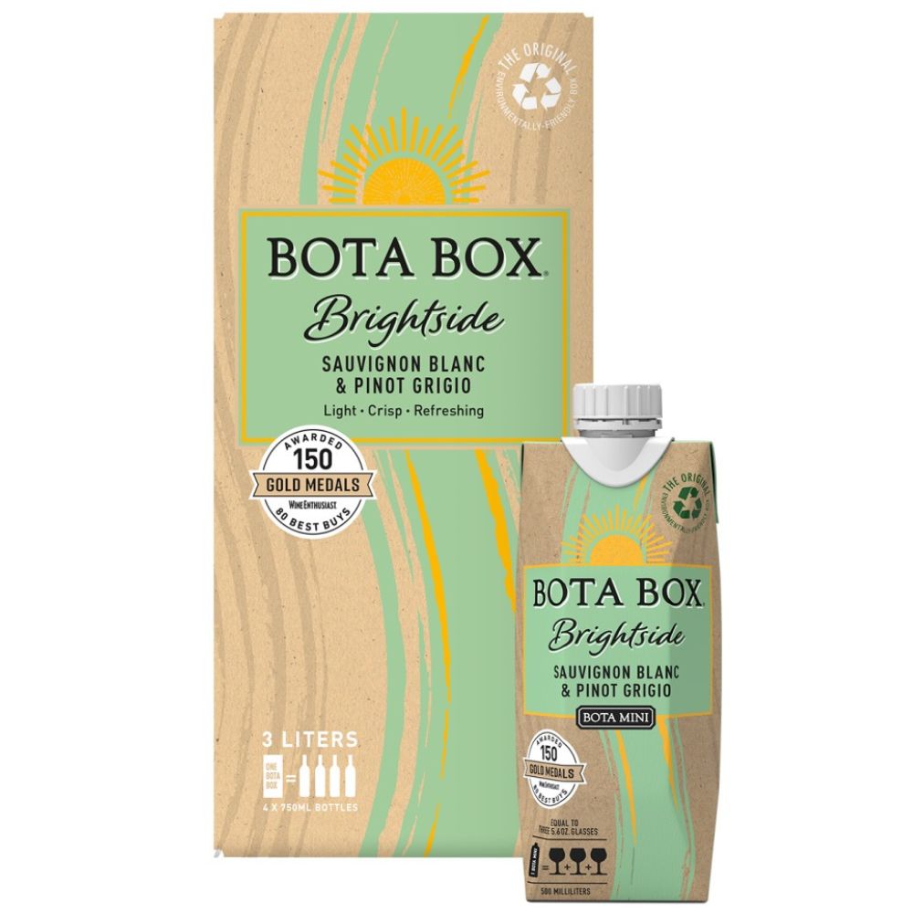 Bota Box Brightside Sauvignon Blanc and Pinot Grigio Box Wine Bota Box Brightside Sauvignon Blanc and Pinot Grigio Box Wine 3L