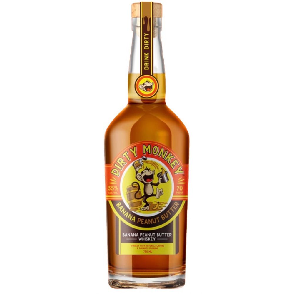 Dirty Monkey Banana Peanut Butter Whiskey Dirty Monkey Banana Peanut Butter Whiskey 750mL