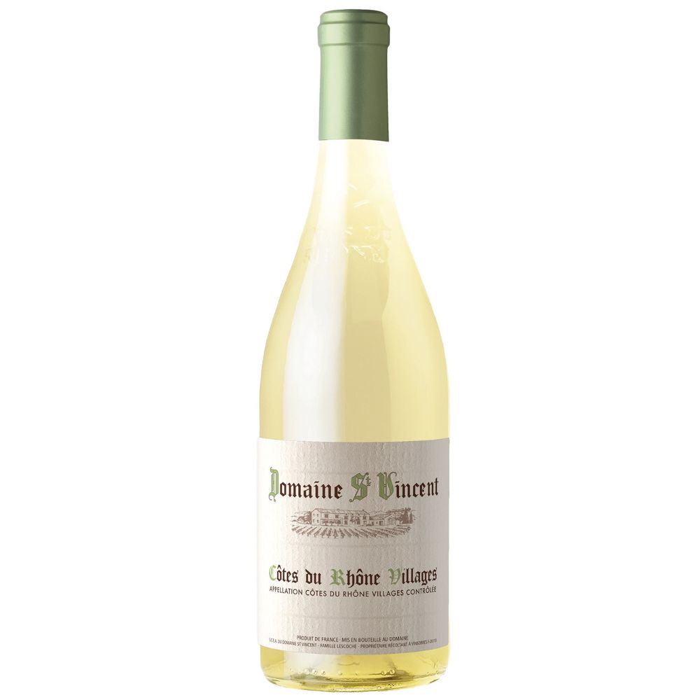 Domaine St Vincent Côtes Du Rhône Villages Blanc 2023 750mL