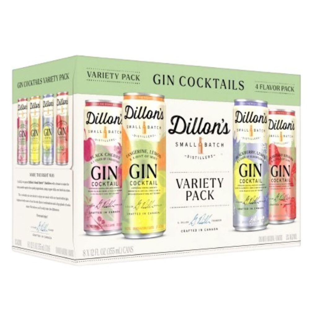 Dillon's Gin Cocktails Variety 8 Pack 355mL