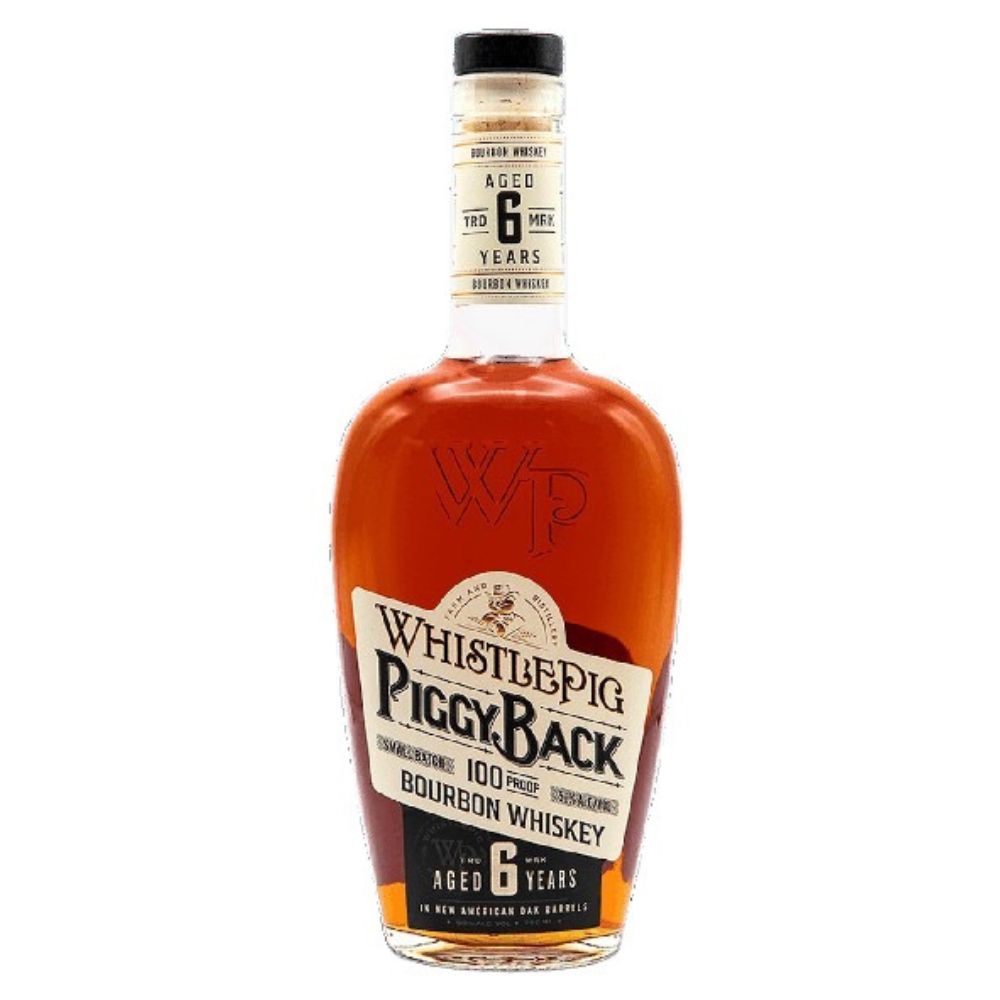 WhistlePig Piggy Back 6 Year Old Bourbon Whiskey WhistlePig Piggy Back 6 Year Old Bourbon Whiskey 750mL