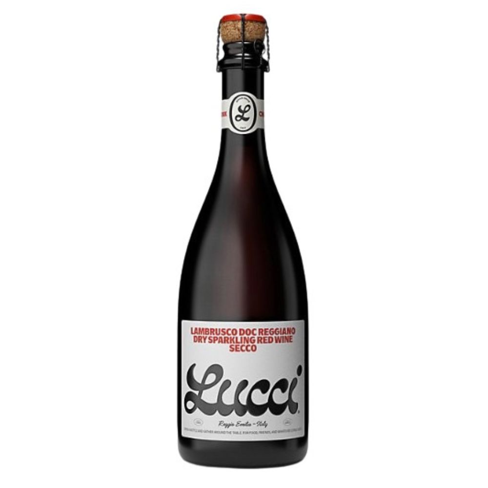 Lucci Lambrusco Reggiano Secco Sparkling Red Wine 750mL