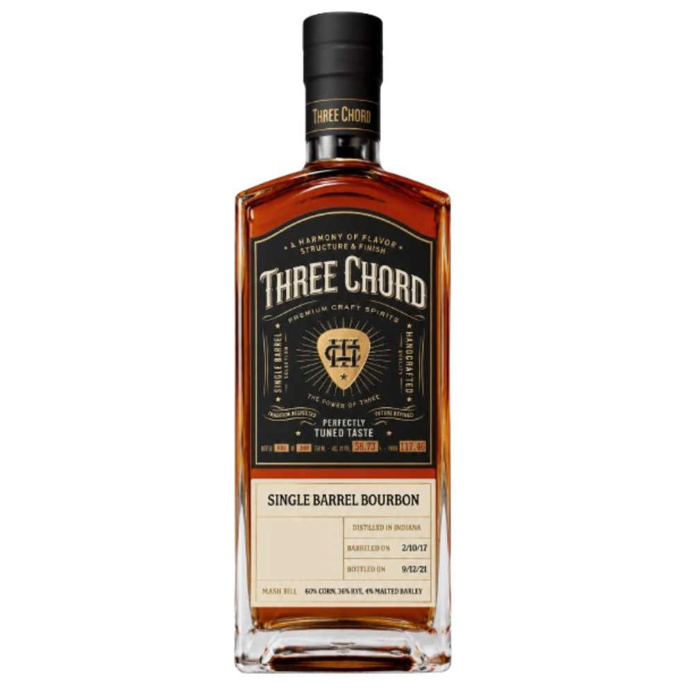 Three Chord Single Barrel Bourbon Three Chord Single Barrel Bourbon Whiskey 750mL