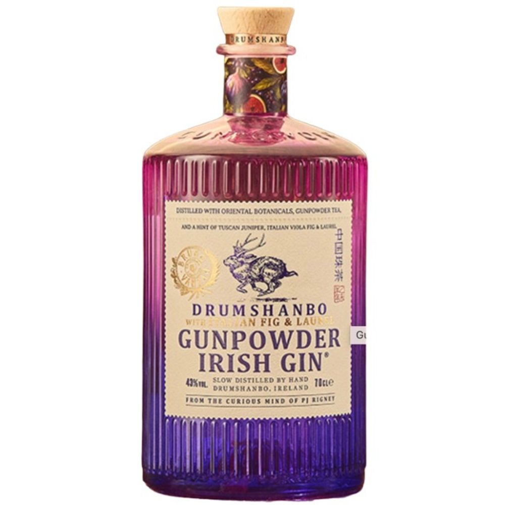 Drumshanbo Gunpowder Irish Gin with Italian Fig & Laurel Drumshanbo Orange Citrus Gin 750mL (Copy)