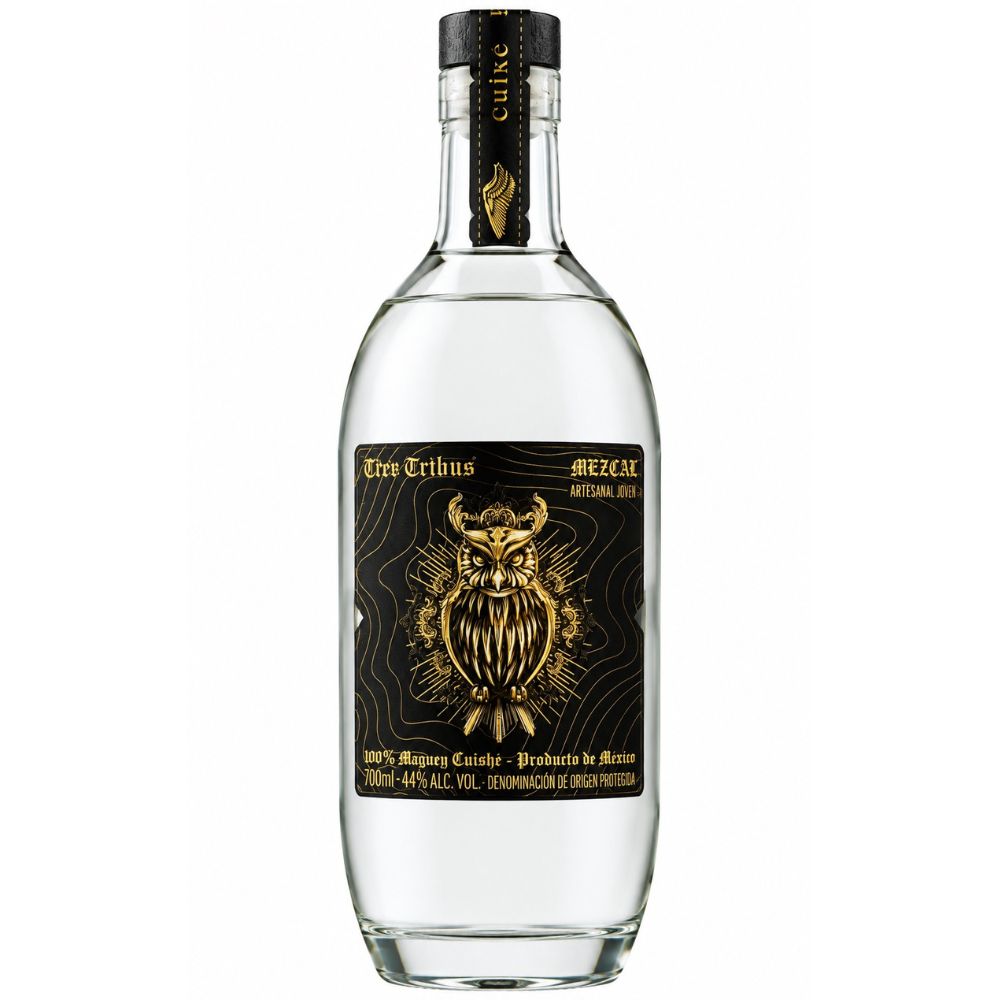 Tres Tribus Cuishe Mezcal Artesanal Joven Tres Tribus Cuishe Mezcal Artesanal Joven 700mL